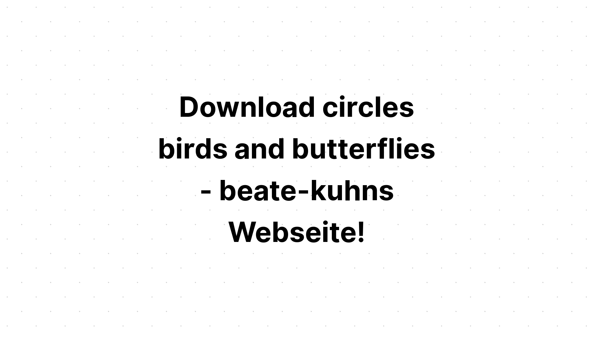 Download Birds And Butterflies Circles SVG File